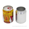 Latas de aluminio para bebidas envases de cerveza de refresco